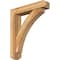 Ekena Millwork Thorton Craftsman Rough Sawn Bracket w/ Offset Brace, Western Red Cedar, 6"W x 28"D x 32"H BKT0604X28X32THR04RWR - alternate 1